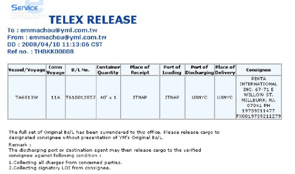 Telex Release là gì?
