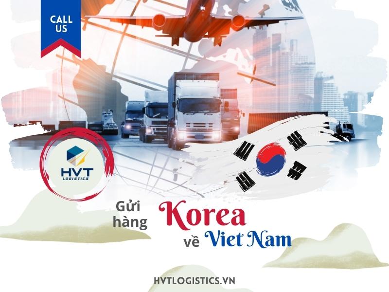 Bảng giá dịch vụ vận chuyển hàng Hàn Quốc về Việt Nam